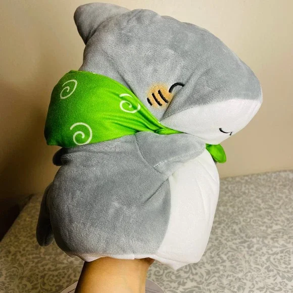 LAST ONE NWT Odekake Kozame Puppet Baby Shark 9” Plush Duo Set - Picture 8 of 8
